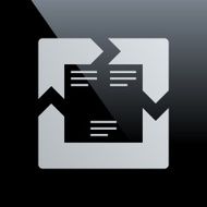 Chevron Chart icon on a black background - Core Series N8
