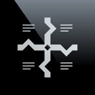 Flowchart icon on a black background - Core Series N9
