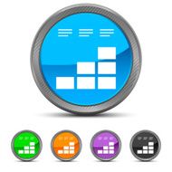 Bar Graph icon on circle buttons - Circled Series N16