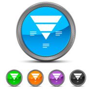 Pyramid icon on circle buttons - Circled Series N9