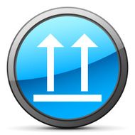Logistics icon on a round button - Bright Series N9