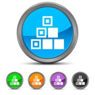 Logistics icon on circle buttons - Circled Series N8