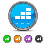 Bar Graph icon on circle buttons - Circled Series N21