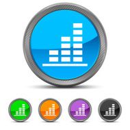 Bar Graph icon on circle buttons - Circled Series N22