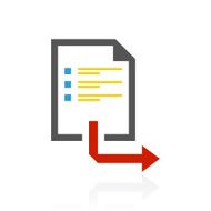 Document icon on a white background - Color Series N6