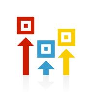 Logistics icon on a white background - Color Series N11