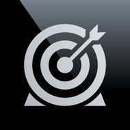 Target icon on a black background - Core Series N7