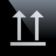 Logistics icon on a black background - Core Series N10