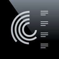 Radial Chart icon on a black background - Core Series