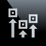 Logistics icon on a black background - Core Series N11