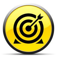 Target icon on a round button - Curve Series N7