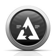 Chevron Chart icon on a round button - Elect Series N11