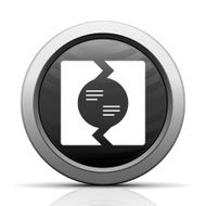 Chevron Chart icon on a round button - Elect Series N12