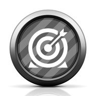 Target icon on a round button - Elite Series N7