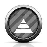 Pyramid icon on a round button - Elite Series N12