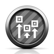 Logistics icon on a round button - Elite Series N11