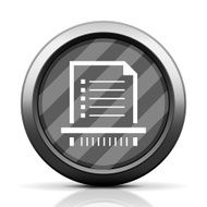 Document icon on a round button - Elite Series N9