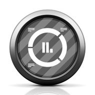 Donut Chart icon on a round button - Elite Series N5