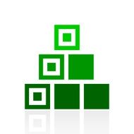 Logistics icon on a white background - Fresh Series N9