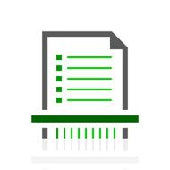 Document icon on a white background - Fresh Series N9