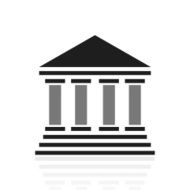 Bank icon on a white background - Prime Series N9