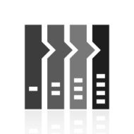 Flowchart icon on a white background - Prime Series N11