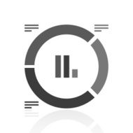 Donut Chart icon on a white background - Prime Series N5