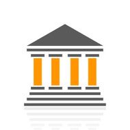 Bank icon on a white background - Pro Series N9
