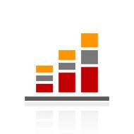 Bar Graph icon on a white background - Pro Series N20