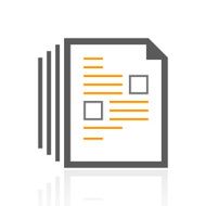 Document icon on a white background - Pro Series N8