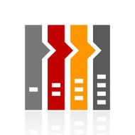 Flowchart icon on a white background - Pro Series N11