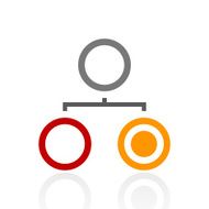 Organization Chart icon on a white background - Pro Series N5