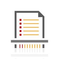 Document icon on a white background - Pro Series N9