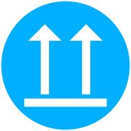 Logistics icon on a round button - Round Series N10