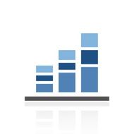 Bar Graph icon on a white background - Royal Series N20
