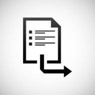 Document icon on a white background - Shade Series N7