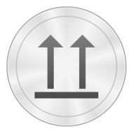 Logistics icon on a round button - Sharp Series N10