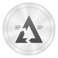 Chevron Chart icon on a round button - Sharp Series N11