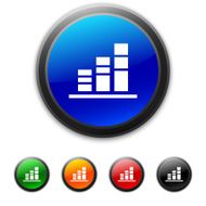 Bar Graph icon on round buttons - Shined Series N20