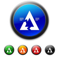 Chevron Chart icon on round buttons - Shined Series N11
