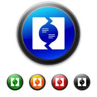 Chevron Chart icon on round buttons - Shined Series N12