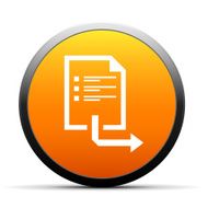 Document icon on a round button - Simple Series N7