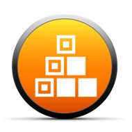 Logistics icon on a round button - Simple Series N9
