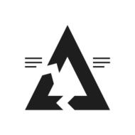 Chevron Chart icon on a white background - Single Series N11