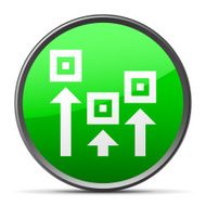Logistics icon on a round button - Slender Series N11