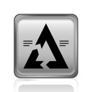 Chevron Chart icon on a square button - Steel Series N11
