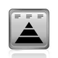 Pyramid icon on a square button - Steel Series N12