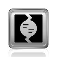 Chevron Chart icon on a square button - Steel Series N12
