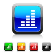 Bar Graph icon on color buttons - Style Series N23