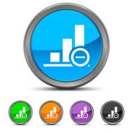 Bar Graph icon on circle buttons N2